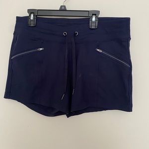 Navy Blue Active Wear Shorts